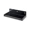Triton Products 12 In. W x 6 In. D Black Epoxy Coated Steel Shelf for 1/8 In. and 1/4 In. Pegboard 76126BK - alternate 1